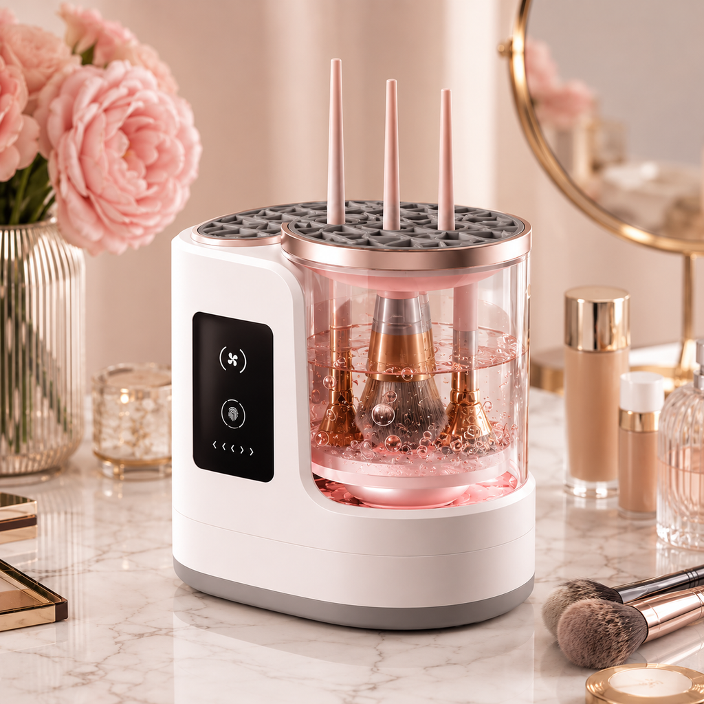 LuxeBrush™ Pro Beauty Brush Cleaning Station