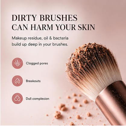 LuxeBrush™ Pro Beauty Brush Cleaning Station