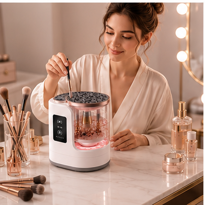 LuxeBrush™ Pro Beauty Brush Cleaning Station