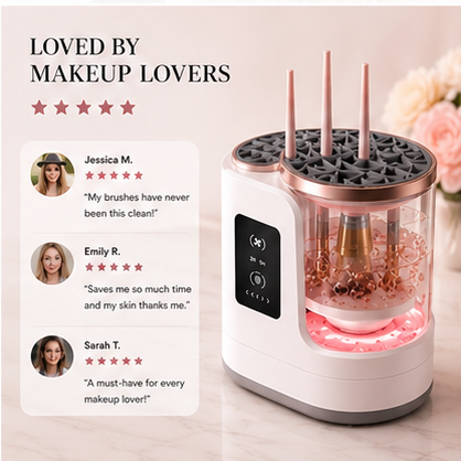 LuxeBrush™ Pro Beauty Brush Cleaning Station